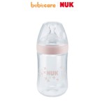 NUK 2 (1080)-Bình Sữa Thuỷ Tinh NUK 260ml Nature Sense Núm Silicone S1 - M (Từ 0 - 6 Tháng Tuổi)